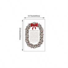 1 peça A História de Natal Lucas 2 Jesus Arte de Parede Imagem Natividade Versículos da Bíblia Impressões Pinturas em Tela Laço Vermelho Pôsteres Sazonais Decoração Cristã Vintage das Escrituras para Sala de Estar, Quarto ou Casa de Fazenda Decoração Presente para Ela Sem Moldura ou Emoldurada - Multicolorido - Ver 10