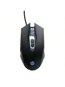 HP M220 Macro Programmable Mouse Advanced Macro Programming Function Configurable Side Buttons Efficient Gaming And Office Precision Optical Engine Ready-To-Use Comfortable Design Black With Sound