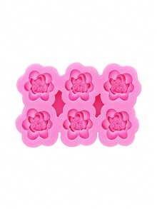 1 peça de molde de silicone líquido rosa, girassol, margarida, mini molde de resina em formato de coração, adequado para fazer acessórios de cabelo, capas de celular, acessórios decorativos em vários materiais - Rosa - Ver 15