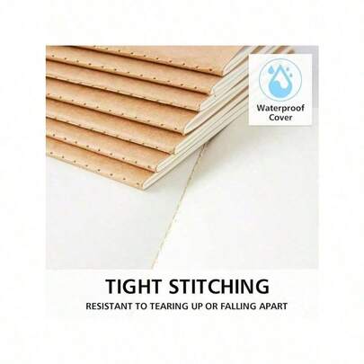 10pcs Matte Surface Soft Leather Notebook Bulk Packaging Office School Essential For Sketching Blank Lined Options Durable Stitched Binding Perfect For Meetings Notes To Do Lists Retro Style