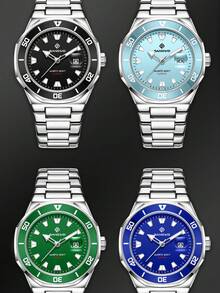 LIGE Teenager Watch Simple Atmospheric Quartz Watch Waterproof Watch Precise Date Clock