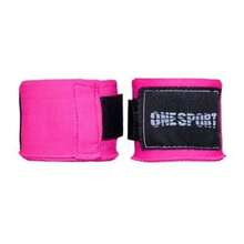 Muay Thai Kit Boxing Gloves + Elastic Bandage + Mouth Guard - 玫紅色 - 查看 2