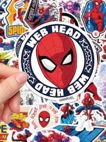 Disney 50/150/250 piezas Pegatinas de Graffiti de Dibujos Animados de Spider-Man para decorar Scrapbook, Diario, Planificador, Portátil, Equipaje, Pegatinas Impermeables DIY