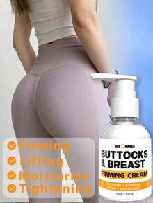 1 件 * 100 克 男士和女士身体曲线紧致霜 胸部和臀部紧致霜 - 保湿紧致按摩凝胶，含蜂蜜提取物和生姜油 - 所有肤质，紧致肌肤，身体塑形霜|舒缓身体霜|低过敏性霜 - 彩色 - 查看 3