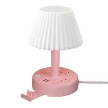Multi-Outlet Table Lamp With Power Strip, LED Desk Lamp With USB Charging - 3-Level Dimming, Eye-Caring Lighting, Compact Design (Saves Desk Space),  Ideal For Home Office, Study Desk & Bedroom Nightstand - 粉紅色 - 查看 6
