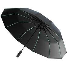 Umbrellas And Rain Hat Umbrellas - Black - View 8