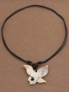 1 pieza Collar con colgante de águila de moda, ajustable, adecuado para uso diario de mujeres