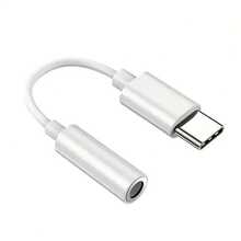 1/2/5/10PCS Adaptador De Conector Usb Tipo C A Jack De Auriculares Hembra De 3,5 Mm, Cable Auxiliar Usb C A Dongle De Audio Compatible, El Conector Macho Usb C A Hembra De 3,5 Mm Funciona Bien Con Todos Los Dispositivos Tipo C: Galaxys23 S23+ S23 Ultra, S22 S22+ S22 Ultra, S21 S21+ S21 Ultra, S20 Ultra S20 Z Flip S20+ S10 S9 S8 Plus, Pixel 5 4 3 2 Xl, Compatible Con Iphone 15 Plus Iphone15 Pro Max, Ipad Pro 2020/2018, Y Más. - 2 piezas - Ver 1