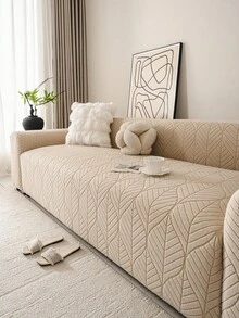 Dicke Ganzjahres-Sofabezug - Elastischer Stretch-Einteiler, Haustier-resistent, maschinenwaschbar, Flauschstoff, passend für Einzel-/Doppel-/3-4-Sitzer & Eckschlafsofas mit passenden Kissen (Klassisches Design), Sofabezüge