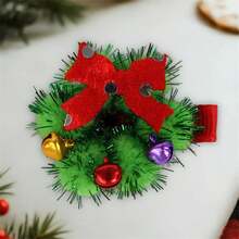 Women Christmas Hair Bow Clips Cute Tree Snowflake Hair Barrettes Holiday Hair Accessories