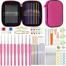 1 Set Crochet Kit, Includes Easy-To-Organize Storage Box, Multiple Combinations, Suitable For Beginners And Experts, Creative Craft DIY Knitting Tools (Random Color)