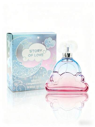 Perfumes de mujer Story Of Love Cloud 100ml Edp Spray, Clear, 100 Ml Perfume feromonas Perfume dama Contiene aromas de pera, lavanda y almizcle, adecuado para desplazamientos diarios, citas en pareja, fiestas socializando y antes de asistir a ocasiones especiales, ideal para regalos navideños de mujeres (Halloween, Navidad, Día de San Valentín, Cumpleaños, Aniversario) Empaque exquisito, diseño especial, dulce y encantador, fragancia de larga duración, adecuado para mujeres de todas las edades(Quick ship)