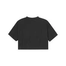 Puma 女式短袖T恤，夏季 - 黑色 - 查看 2