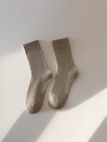 "VWU Women's Cotton Ankle Socks - Pack Of 6 | Casual Solid Color Crew Socks For Everyday Comfort"