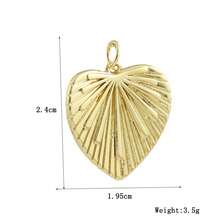 1pc Fashionable Hiphop Style Sun & Heart Pendant, DIY Bracelet, Necklace, Earrings Jewelry Accessory