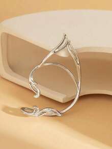 1 para uroczych, zabytkowych nausznic w kształcie elfa dla kobiet w stylu europejskim i amerykańskim, proste spersonalizowane, puste ucho kota, słodki, fajny klips do ucha bez otworu na ucho, uniwersalny, wiszący kolczyk w kształcie elfa, seksowny, modny, wydrążony klips do ucha kota, kobiecy, prosty, spersonalizowany, siateczkowy, czerwony, zimny styl, temperament, bez otworu na ucho, wiszące akcesoria do uszu