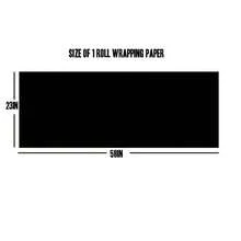 1 Roll Vintage Floral Book Lover Gift Wrap Paper - 58x23in(147x58cm), Black & White PP Wrapping, Single-Sided Printed, Sheets With Heart-Shaped Cutouts Christmas Wrapping Paper, Gift Wrapping Paper, (Ties And Tags Not Included) - Perfect For Holiday Theme Wrapping, Easter, Mother's Day, Father's Day, Birthdays, Carnival - phong cách 1 - Xem 5