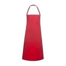 Basic Bib Apron (Red) - Red - View 2