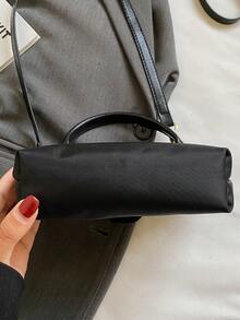 时尚小包，新款饺子包，休闲手提包，西式斜挎包 - 黑色 - 查看 7