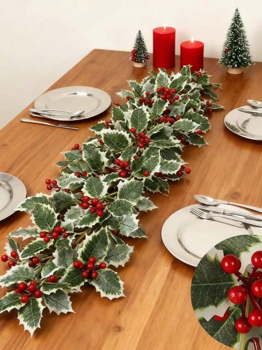 Guirlanda de Natal realista de pinheiro Norfolk de 190 cm (75 polegadas) - Guirlanda verde artificial, adequada para decoração interna e externa, perfeita para varanda, parede, janela e sacada, decoração natalina para casa, guirlanda para sacada - design de pinheiro - textura realista, guirlanda para sacada, decoração de Natal, decoração de Natal com planta artificial para decoração de ambientes. - Multicolorido - Ver 1