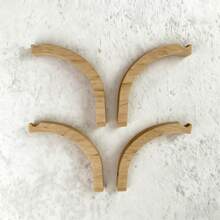 2/4Pcs Set Modern Wooden Hooks, Wooden Wall Hooks, Wooden Pet Leash Hanging Hooks, Wooden Clothes Bathroom Hangers, Indoor Plant Holders, Home Wall Decoration, Wall Hooks