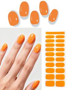 20 Stücke halb ausgehärtete Gel-Nagelfolien, bunte Regenbogen-Bonbon-Farbe/Dopamin-Farbe Kristall-Nagel-Aufkleber, selbstklebende Full-Wrap-Nagelkunst, müssen mit UV-Lampe verwendet werden, einfach anzubringen und zu entfernen, geeignet für Frauen und Mädchen für tägliche Party-DIY-Nagelkunst