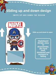 漫威蜘蛛侠超级英雄证件卡套挂绳吊坠，酷炫钥匙扣项链，男孩礼物，工作证件套