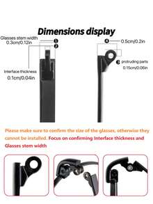 Reparatur- und Ersatzwerkzeuge für Brillen für Erwachsene, ältere Menschen, Brillenbügel, Brillengestelle, Ersatz für Brillenbügel, geeignet für äußere Zähne Brillenbügel, ohne Brillengestelle ersetzen zu müssen, Sonnenbrillen, Blaulichtfilter-Brillen, Lesebrillen, Kurzsichtigkeitsbrillen, Party-Dekorationsbrillen, Brillenbügel