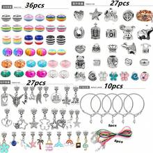 VASA NAMA PCS Kit para Hacer Pulseras Niña, Pulseras niña manualidades, Kit de fabricación de pulseras de abalorios, Regalo de niña Kit Artesanía Pulsera para Niñas Regalo para Año Nuevo, Cumpleaños, Navidad, a Niñas 5-13 Años - 1 - Ver 2