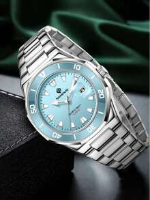 LIGE Teenager Watch Simple Atmospheric Quartz Watch Waterproof Watch Precise Date Clock