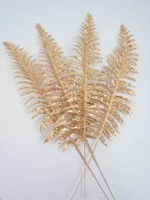 12pcs/24pcs Artificial Gold Leaves Home Wedding Decor DIY Artificial Plant Christmas Decoration, Gift Wrapping, Tabletop Centerpiece, Christmas Tree Ornament Home Decor Christmas Decorations Room Decor