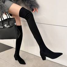 Women Pant Boots - Black - View 9