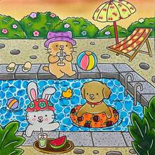 1 Peça Livro de Colorir Coco, Vivi, para Adultos e Adolescentes, Designs Ousados e Fáceis para Relaxamento com Inspirações Hygge, Apresentando um Design de Cor Vibrante com Personagens de Animais Fofos e Cenas Aconchegantes, Atividade de Pintura Divertida, O Padrão é Requintado e as Linhas são Claras, Livro de Pintura, De Volta às Aulas, Materiais Escolares, Desenho e Pintura, Halloween, Natal