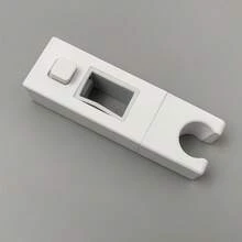 1个矩形管状淋浴喷头支架，便携式浴室淋浴喷头支架，适用于家庭和商业浴室，可调节淋浴底座，淋浴喷头支架配件 - 彩色 - 查看 12