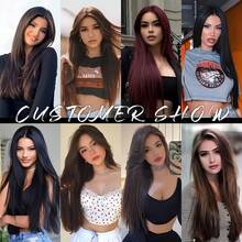 巴西接发片自然直发雷米真人发隐形无缝接发片 - 彩色 - 查看 7