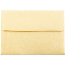 JAM PAPER A2 Parchment Invitation Envelopes - 4 3/8 X 5 3/4 - Natural  - 50/Pack-8742 - 多色8 - 查看 1