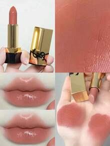 Yves Saint Laurent Rouge Pur Couture 唇膏 #NM NU MUSE - 迷你尺寸 0.04 OZ./1.3g，奢華奶油緞面光澤，鮮豔持久顯色 - Nu Muse - 查看 2