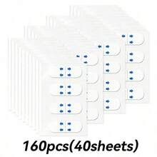 160 miếng dán nâng cơ mặt, miếng dán nâng cơ và săn chắc da mặt siêu mỏng vô hình, thích hợp cho mắt, cằm và cổ, miếng dán định hình trong suốt không thấm nước, dụng cụ nâng cơ mặt và chăm sóc nhẹ nhàng, thích hợp cho mọi loại da, thích hợp cho nam và nữ. - Nhiều màu - Xem 13