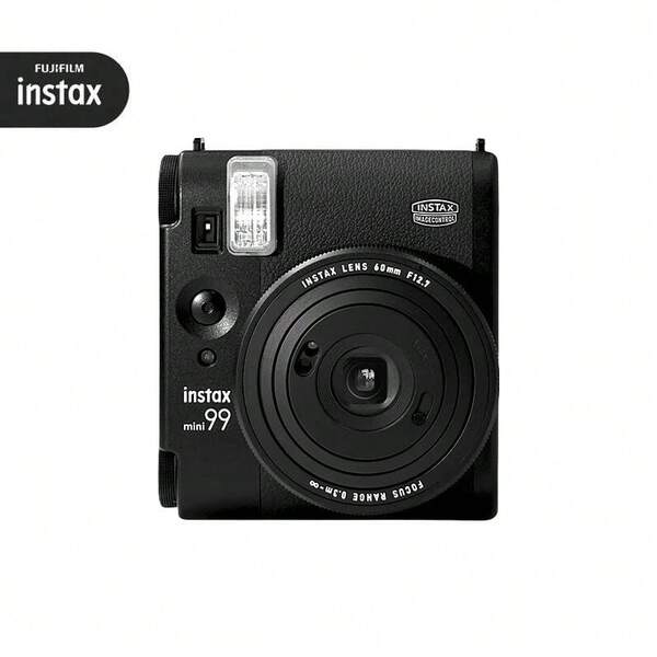 FujiFilm كاميرا فورية ميني99، تصوير بخطوة واحدة بطراز كلاسيكي، باللون الأسود الأصلي الراقي، بنفس طراز إنستغرام، هدية محمولة للنساء، التقاط فوري عالي الجودة، أسود كلاسيكي