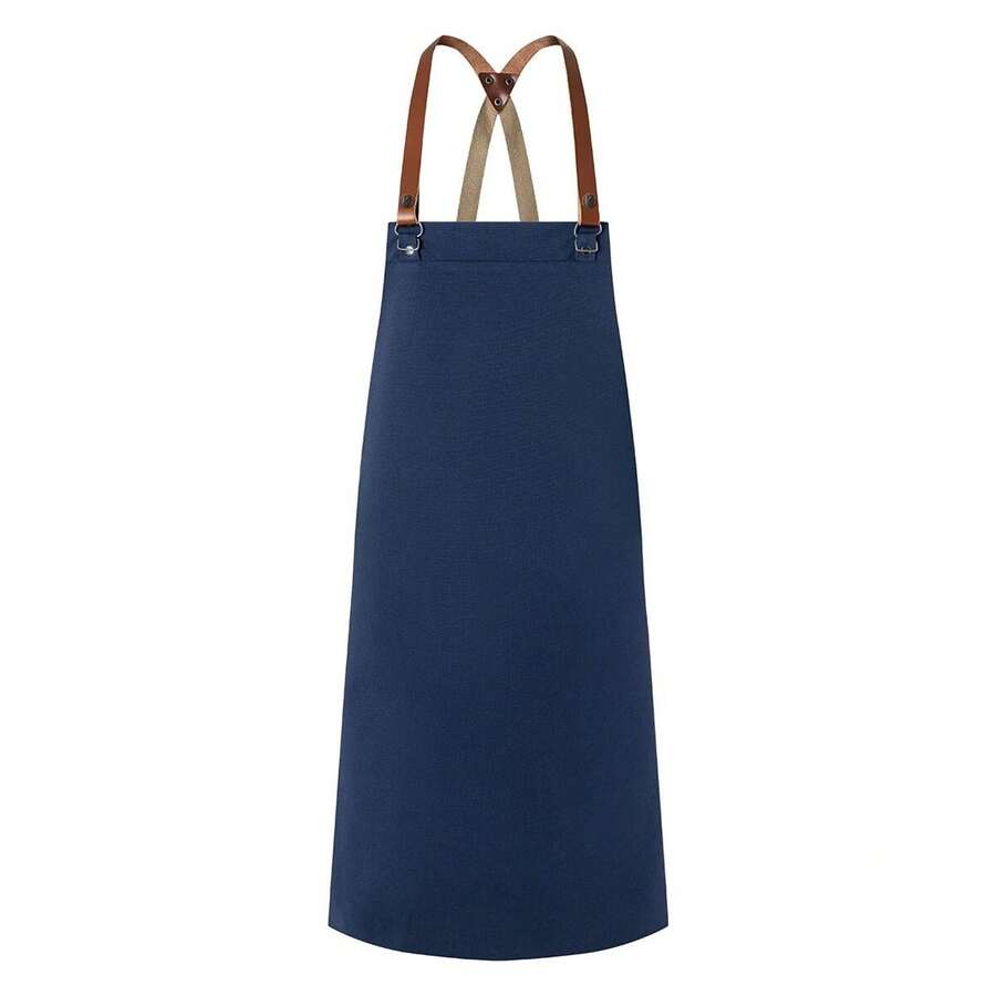 Generation Bib Apron (Steel Blue) - Navy Blue - View 1