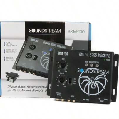 Epicentro Soundstream BXM-100 Restaurador de Bajos Auto con Control Remoto