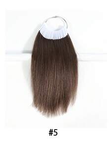Real Hair Color Swatches Straight Hair Extensions, For Color Testing, Suitable For Dyeing Tests, Professional Hairdressing Accessories, 30pcs/Set, Hair Bundle Testing, Natural Black #613 #4 - Multicolor - View 9