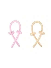 3件套免加热蓬松波浪卷发棒，卷发棒+2个大号发圈，卷发工具套装，美发配件 - 彩色 - 查看 13