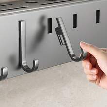 1个免钻孔厨房刀叉勺架，壁挂式沥水餐具架，多功能刀筷收纳整理架，适用于厨房刀具、勺子、叉子、锅铲 - 彩色 - 查看 10