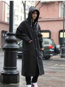 Chaqueta de lluvia de alta calidad, chaqueta de lluvia de moda, chaqueta de lluvia reforzada, chaqueta de lluvia de Body completo, chaqueta de lluvia impermeable y a prueba de viento para hombres, poncho de lluvia, chaqueta de lluvia multifuncional, equipo de lluvia para actividades al aire libre, chaqueta de lluvia para ciclismo, viajes, senderismo, chaqueta de lluvia de talla reforzada, chaqueta de lluvia negra, chaqueta de lluvia de moda para viajes de adultos, poncho de lluvia reforzado para exteriores, aislamiento de equipo de lluvia, Galentines, Puppy, Carnaval, Decoraciones de fiesta, Selecciones de primavera y verano, Regalos para damas de honor, Habitación, Decoración de dormitorio, Playa, Viaje, Para hombres, Para mujeres, Vacaciones, Cosas lindas - Negro - Ver 5