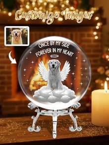 1 Quả cầu pha lê in ảnh siêu âm tùy chỉnh - 6 kiểu, Quả cầu pha lê in ảnh siêu âm, Quà tặng bà bầu, Món quà tốt nhất cho các bà mẹ tương lai, Quả cầu pha lê khắc laser kèm đế, Quà sinh nhật tùy chỉnh (Đế bạc, 6cm), Quà tặng cá nhân hóa, Trang trí nhà cửa, Không khí Giáng sinh, Quà lưu niệm, Có thể tái sử dụng, Dễ thương, Chất lượng cao - Nhiều màu - Xem 21