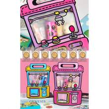 Set de 10 pungi cadou portabile pentru gustări, pungă de bomboane în formă de rucsac cu imprimeu de desene animate și fereastră transparentă, ideală pentru cadouri de petrecere și ambalaje pentru ocazii speciale, cum ar fi Paște, Ziua Îndrăgostiților, nunți și zile de naștere