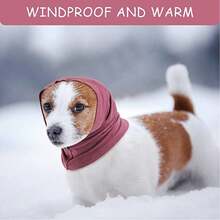 1pc Pet Grooming Ear Muffs, Noise Cancelling Cat Ear Cover, Washable High Elasticity Stress Relief Ear Cap, Dog Headband Scarf Accessories - Multicolor - View 3