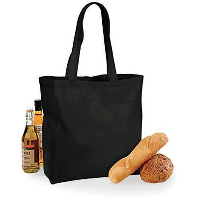 Westford Mill Maxi Tote/Shopper Bag For Life (Black)