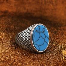 1 chiếc nhẫn thép không gỉ màu ngọc lam 3 màu độc đáo dành cho cả nam và nữ, món quà tuyệt vời dành cho bố, mẹ, đồng nghiệp, bạn bè, bạn trai, các cặp đôi - nhẫn - Xem 6